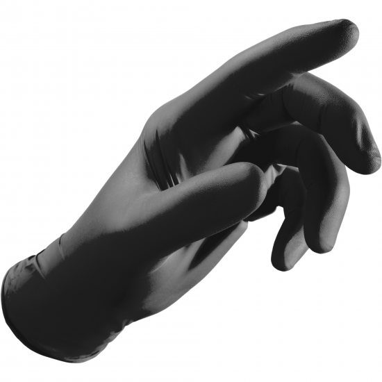Nome Prodotto: GUANTI IN NITRILE NERI TG   S CF.100